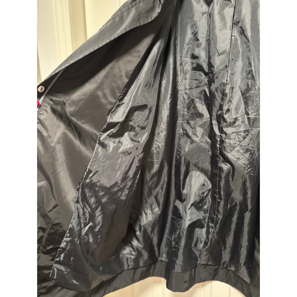 Calvin Klein Black Hooded Raincoat Size L - Picture 6 of 10
